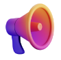 Icône de mégaphone
